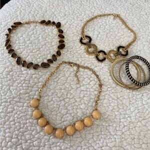 Beautiful statement pieces by Anne Klein, J. Crew and Rebecca Minkoff. Set.